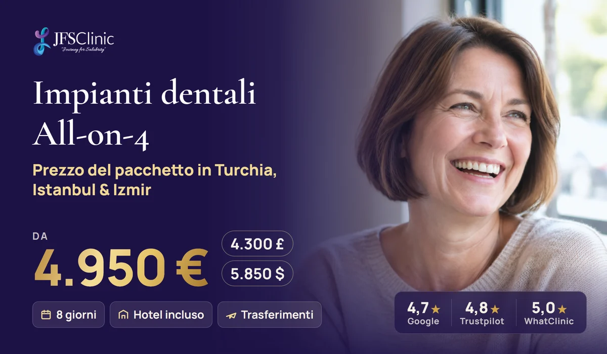 Impianti dentali all on four Turchia