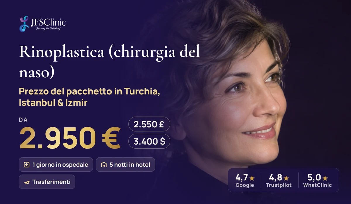 rinoplastica all'estero in Turchia