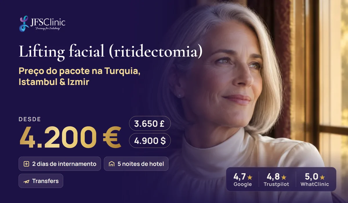 Lifting facial férias Turquia