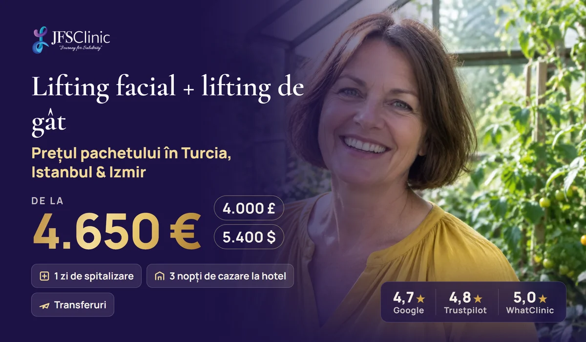 Pachet lifting facial și lifting de gât